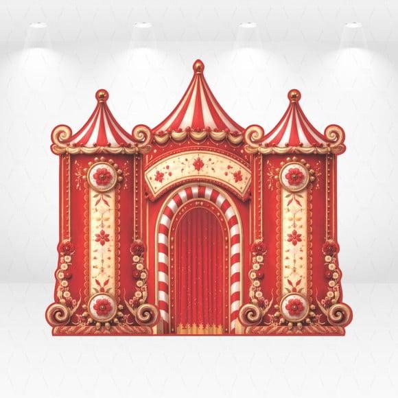 Cenário Display/totem Circo Desmontável em mdf Adesivado