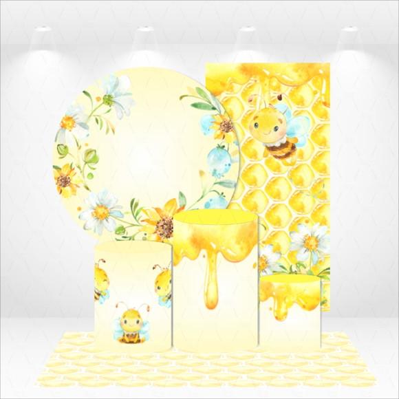 Conjunto De Capas De Painel E Cilindros Abelhinhas