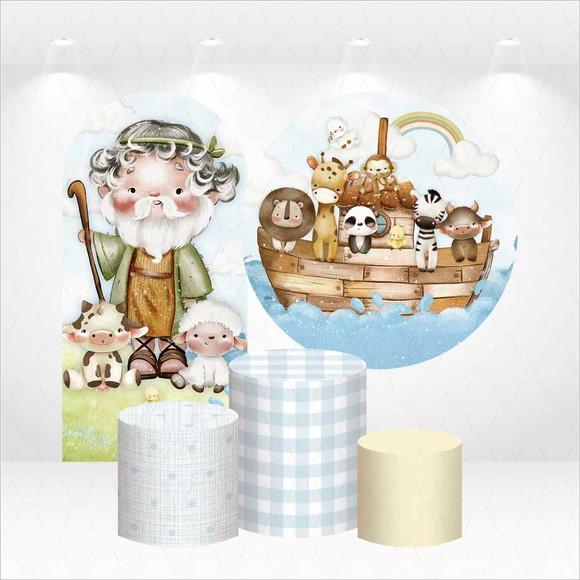 Conjunto de Capas de Painel e Cilindros Arca de Noé