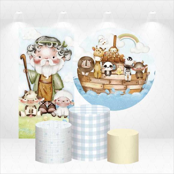 Conjunto de Capas de Painel e Cilindros Arca de Noé