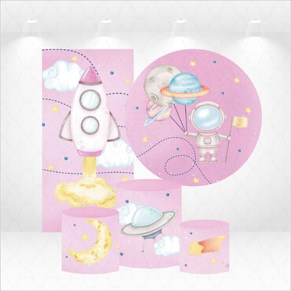 Conjunto de Capas de Painel e Cilindros Astronauta