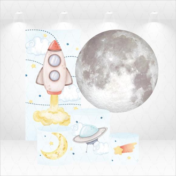 Conjunto de Capas de Painel e Cilindros Astronauta