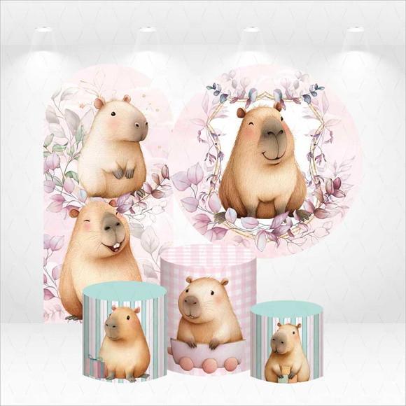Conjunto de Capas de Painel e Cilindros Capivara