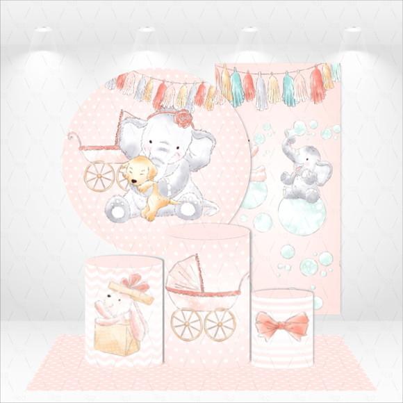 Conjunto De Capas De Painel E Cilindros Elefantinha