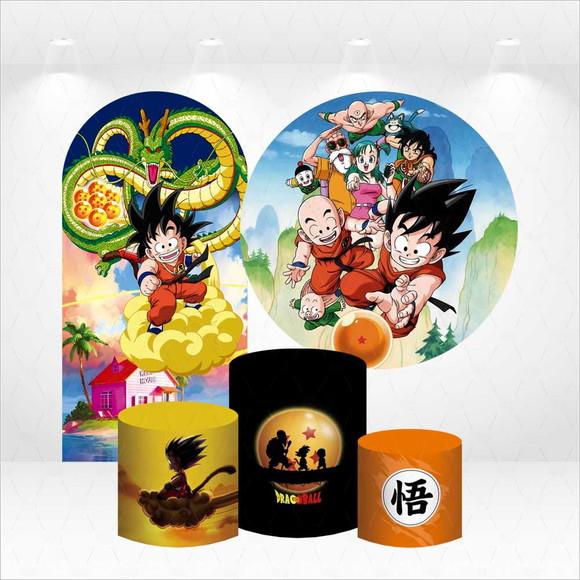 Conjunto de Capas de Painel e Cilindros Dragonball