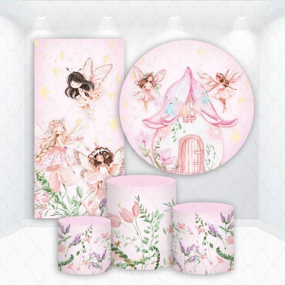 Conjunto de Capas de Painel e Cilindros Fadas