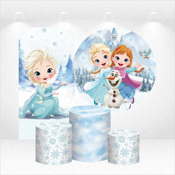 Conjunto de Capas de Painel e Cilindros Frozen