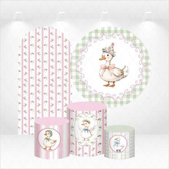 Conjunto de Capas de Painel e Cilindros Ganso