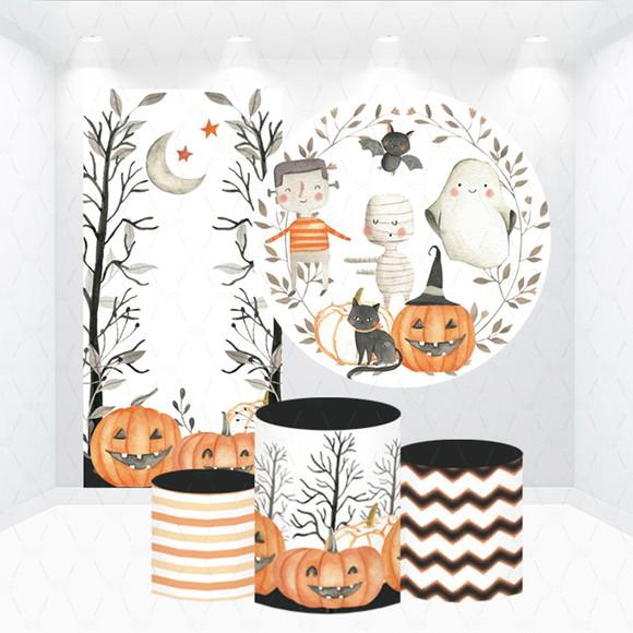 Conjunto de Capas de Painel e Cilindros Halloween