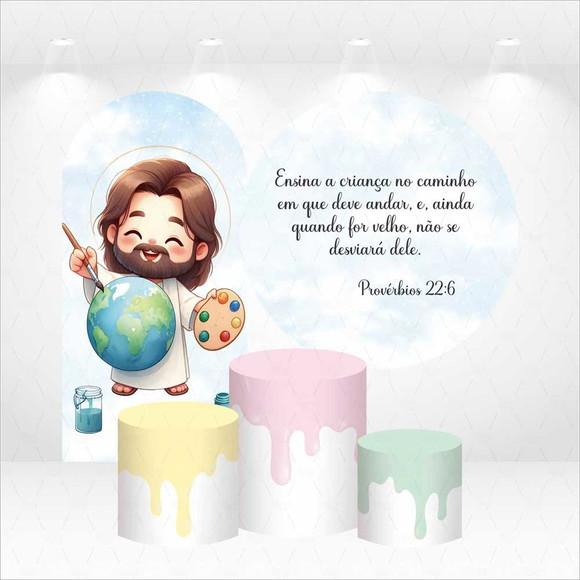 Conjunto de Capas de Painel e Cilindros Jesus