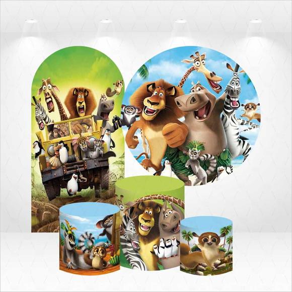 Conjunto de Capas de Painel e Cilindros Madagascar