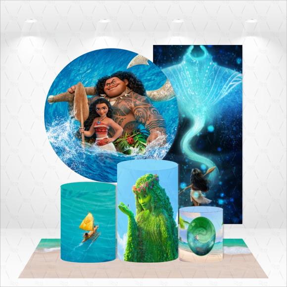 Conjunto De Capas De Painel E Cilindros Moana