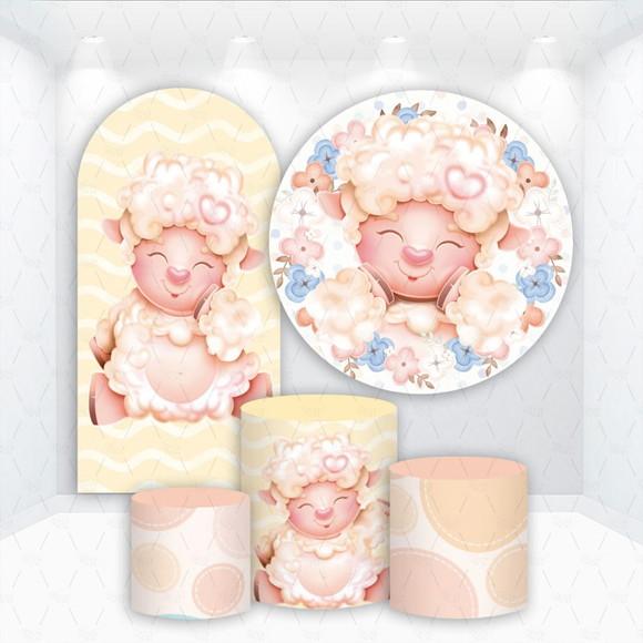 Conjunto de Capas de Painel e Cilindros Ovelhinha