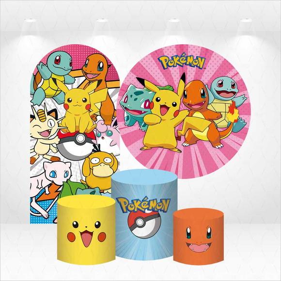 Conjunto de Capas de Painel e Cilindros Pokémon