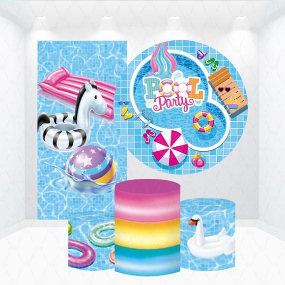 Conjunto de Capas de Painel e Cilindros Pool Party