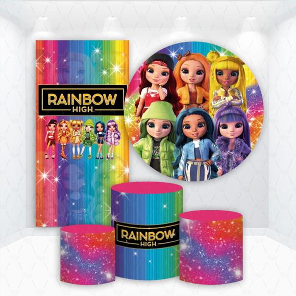 Conjunto de Capas de Painel e Cilindros Rainbow High
