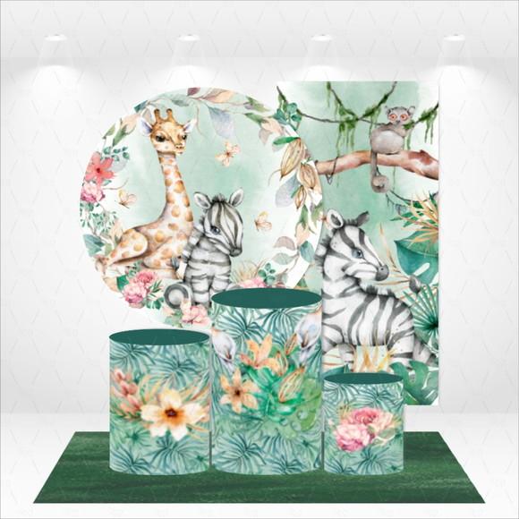 Conjunto De Capas De Painel E Cilindros Safari