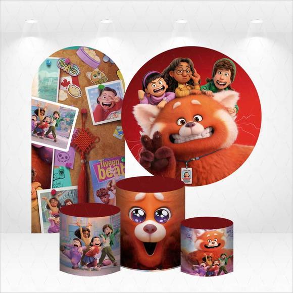 Conjunto de Capas de Painel e Cilindros Turning Red