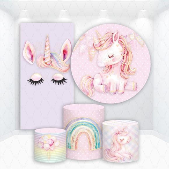 Conjunto de Capas de Painel e Cilindros Unicórnio