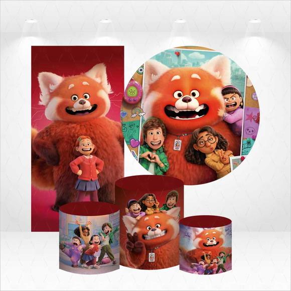 Conjunto de Capas de Painel e Cilindros Turning Red