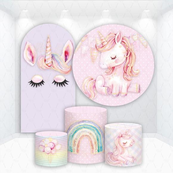 Conjunto de Capas de Painel e Cilindros Unicórnio