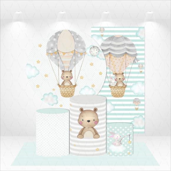 Conjunto De Capas De Painel E Cilindros Urso Baloeiro