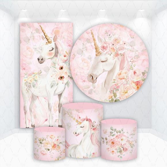 Conjunto de Capas de Painel e Cilindros Unicórnio