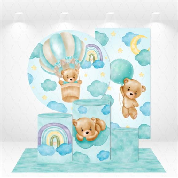 CONJUNTO DE CAPAS E TAPETE URSO BALOEIRO