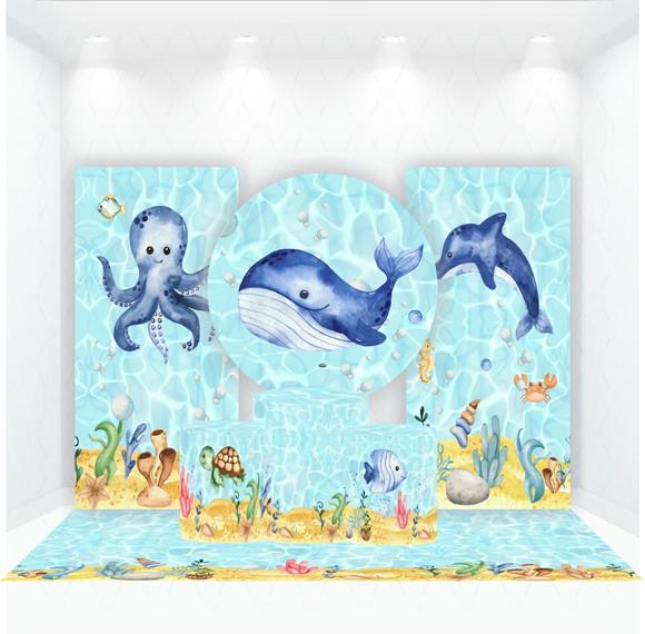 CONJUNTO DE CAPAS FUNDO DO MAR