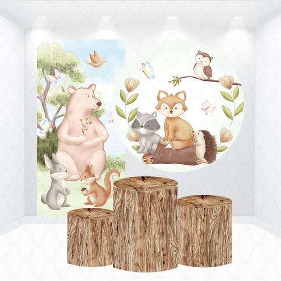 Conjunto de Capas Painel e Cilindros Bosque