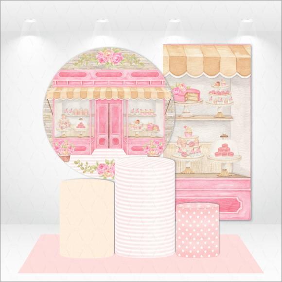 Conjunto de Capas Painel e Cilindros Confeitaria