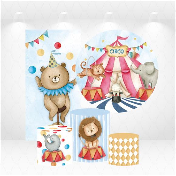 Conjunto de Capas Painel e Cilindros Circo