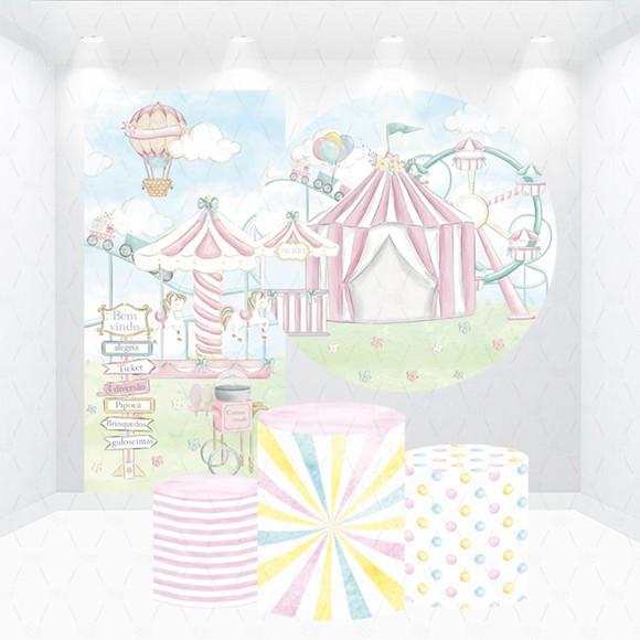 Conjunto de Capas Painel e Cilindros Circo