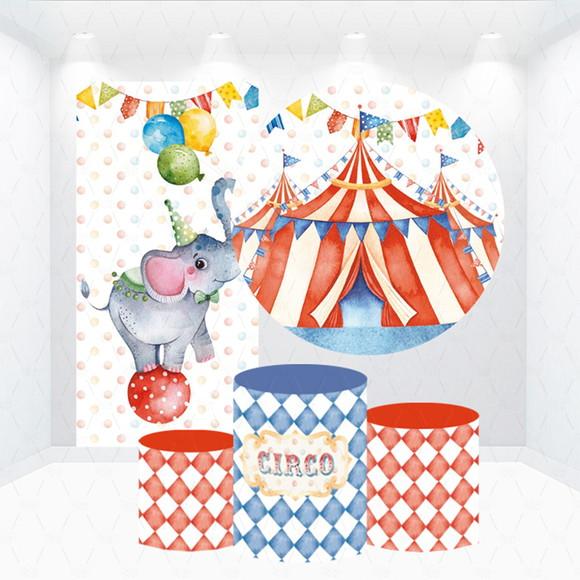 Conjunto de Capas Painel e Cilindros Circo