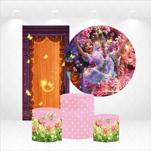 Conjunto de Capas Painel e Cilindros Encanto Isabela