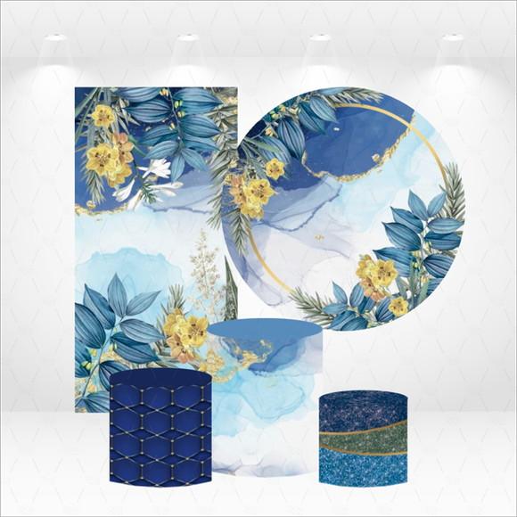 Conjunto de Capas Painel e Cilindros Floral
