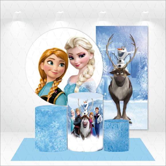 Conjunto de Capas Painel e Cilindros Frozen