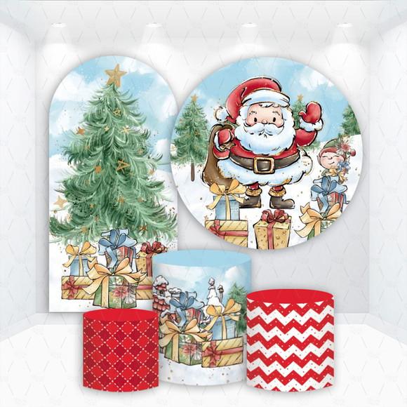 Conjunto de Capas Painel e Cilindros Natal