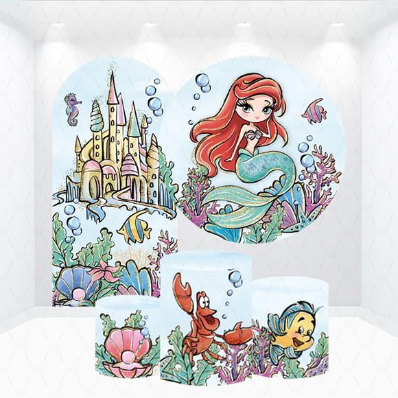 Conjunto de Capas Painel e Cilindros Pequena Sereia