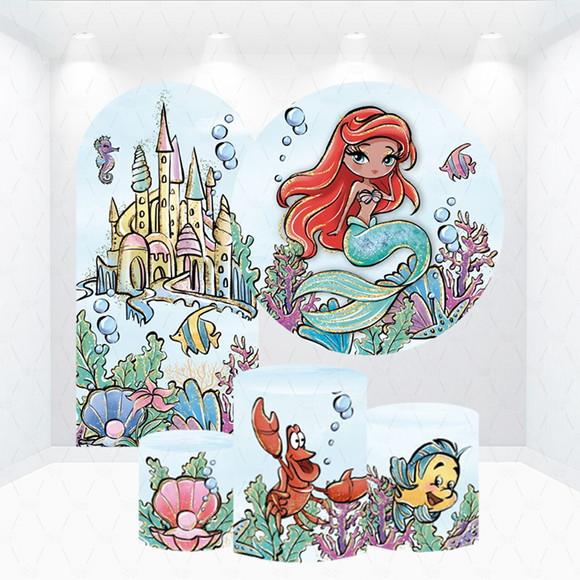 Conjunto de Capas Painel e Cilindros Pequena Sereia