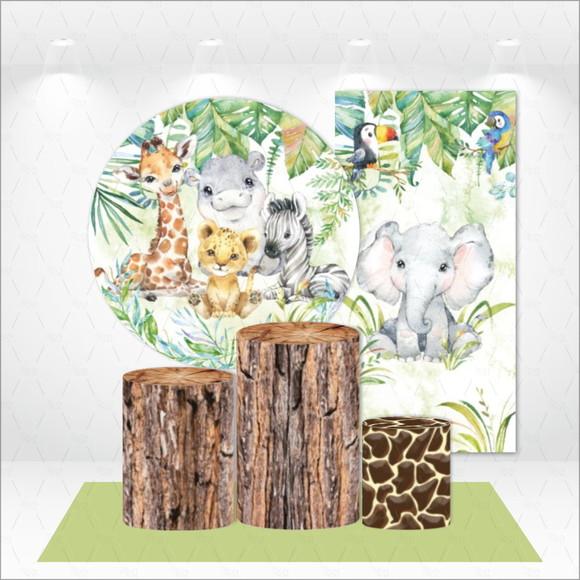 Conjunto de Capas Painel e Cilindros Safari