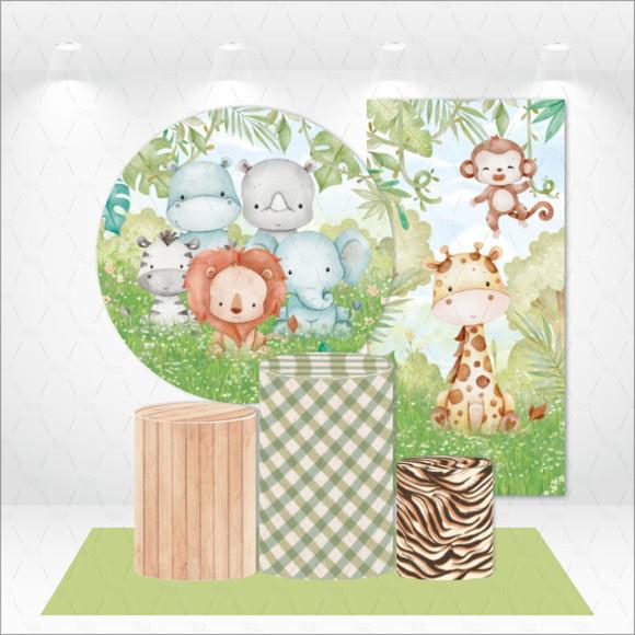Conjunto de Capas Painel e Cilindros Safari