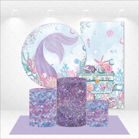 Conjunto de Capas Painel e Cilindros Sereias