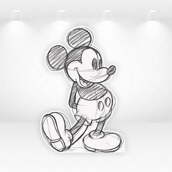 Display / Totem 1,3m Mickey Desmontável