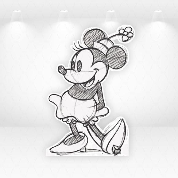 Display / Totem 1,3m Minnie Desmontável