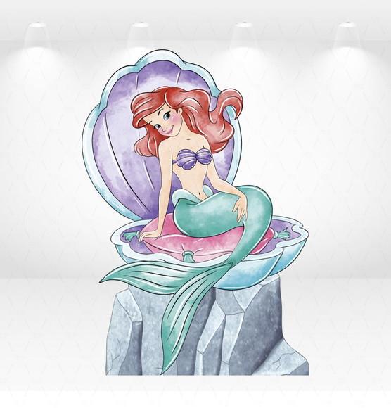 Display / Totem 1,3m Princesa Ariel - com Emenda