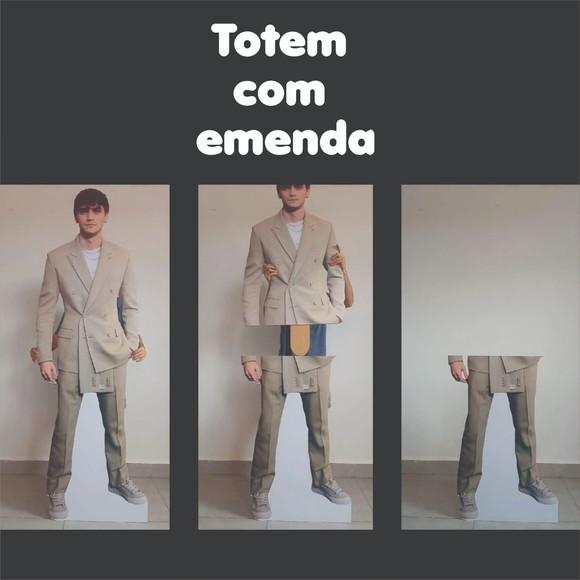 Display / Totem 1,5m Personalizado Desmontavel