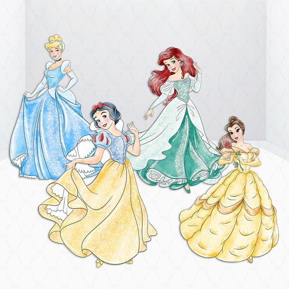 Display / Totem 1,5m Princesas Desmontável