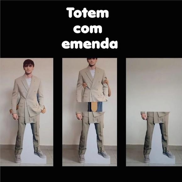 Display / Totem 1,6m Personalizado Desmontável
