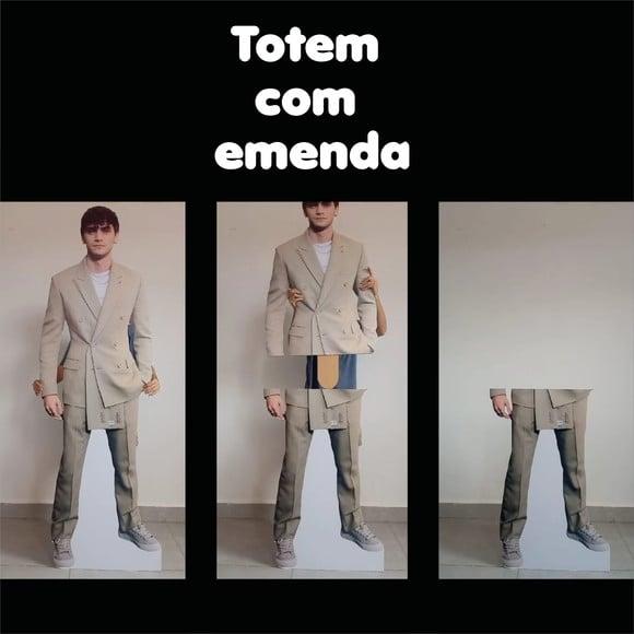 Display / Totem 1,7m Personalizado de Foto Desmontavel